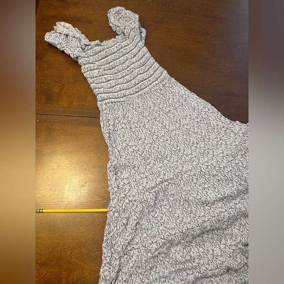 Altar'd State White and Blue Floral Maxi Dress - Picture 6 of 6